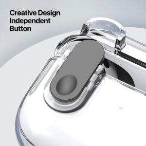 AirPods Case with Keychain -Grey