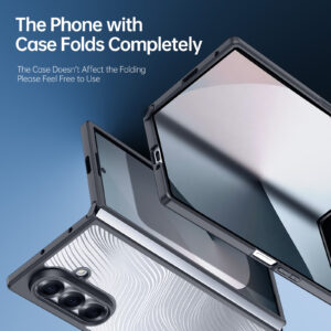 Liquid Silver Flow – Galaxy Z Fold Case